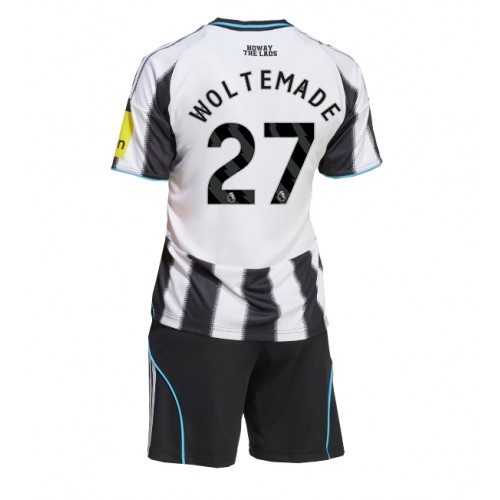Newcastle United Nick Woltemade #27 Domaci Dres za djecu 2025-26 Kratak Rukav (+ Kratke hlače)
